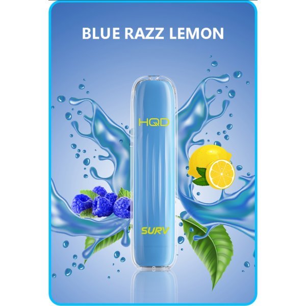 HQD Surv Vape - Blue Razz Lemon / Blurry Berry Lemon 600 Züge